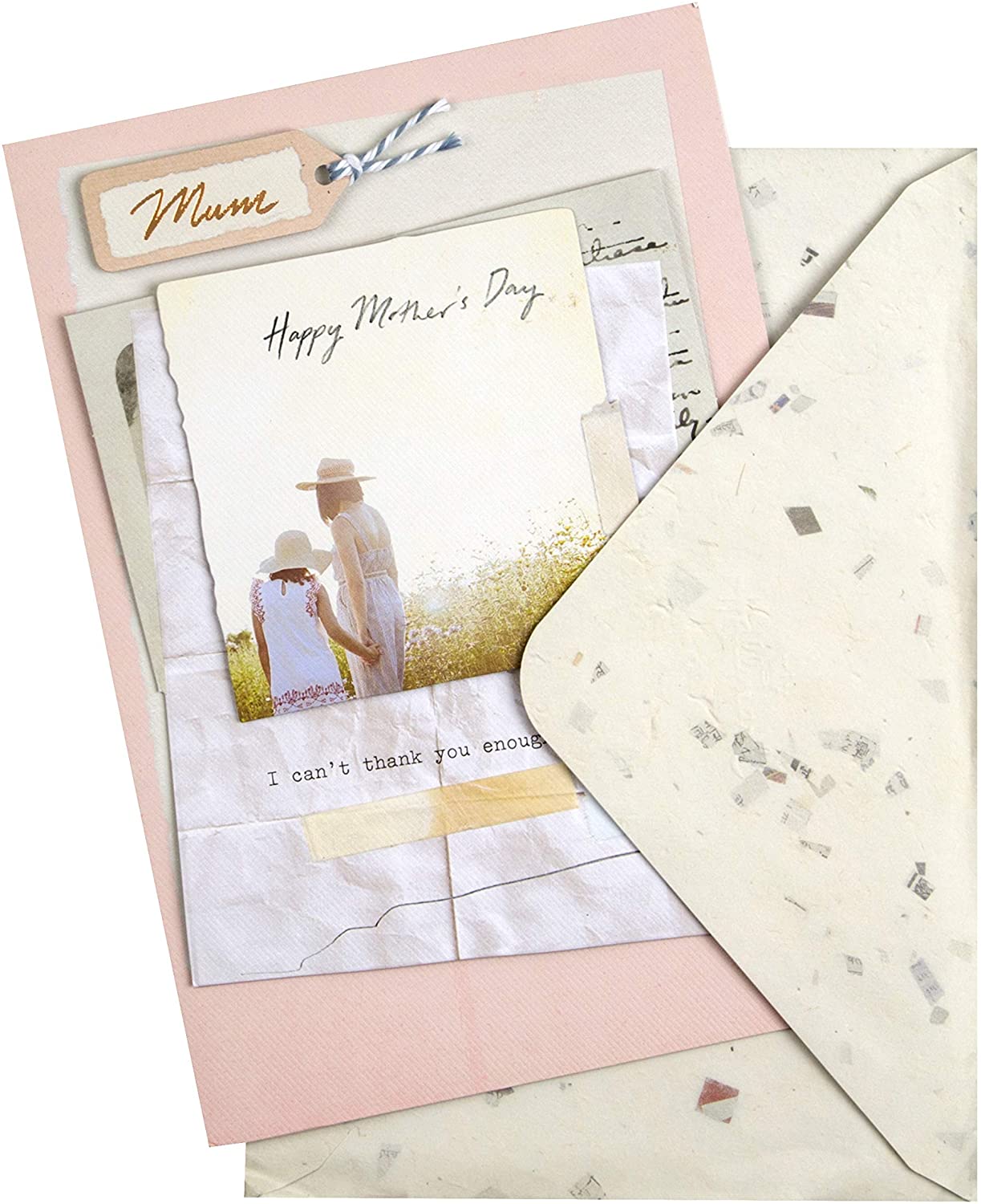 For Mum Scrapbook Style Design Mother's Day Card 