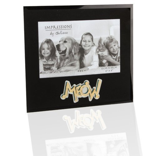 MEOW Cat Photo Picture Frame 6x4" NEW in BOX Cat Lovers Gift Idea