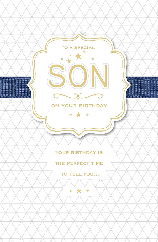 Special Design Son Birthday Card