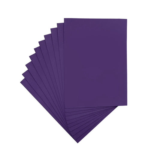 Pack of 200 A4 Purple Coloured EVA Foam Sheets