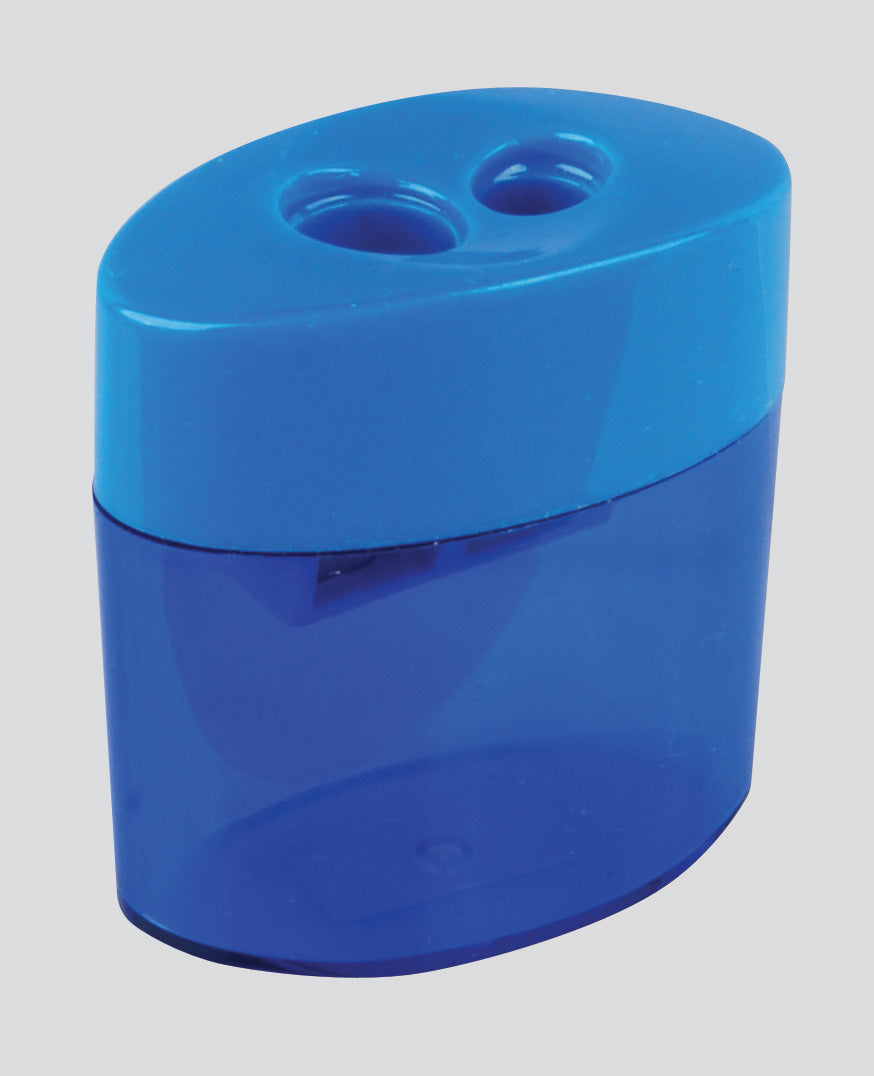 Pack of 24 2 Hole Cannister Pencil Sharpeners