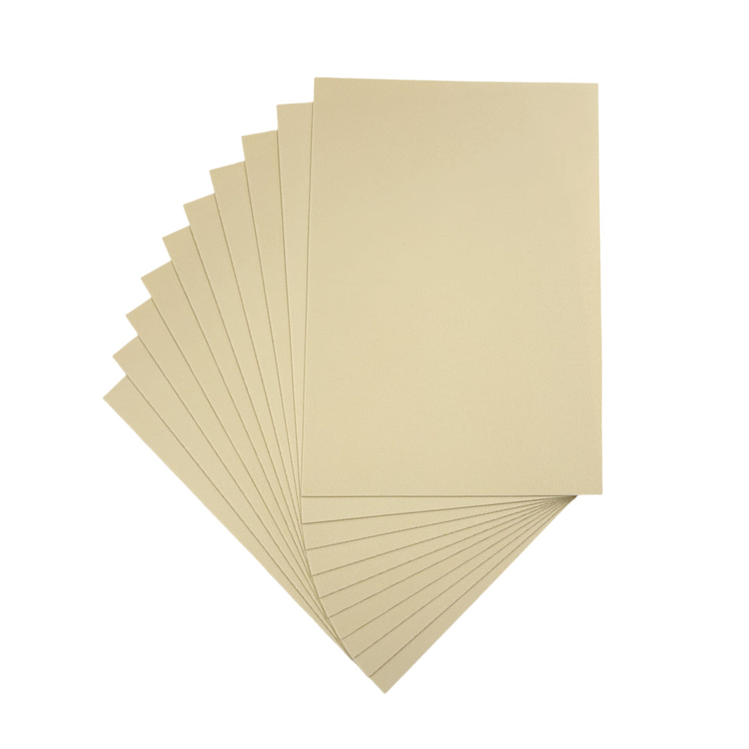 Pack of 100 A4 Ivory Coloured EVA Foam Sheets