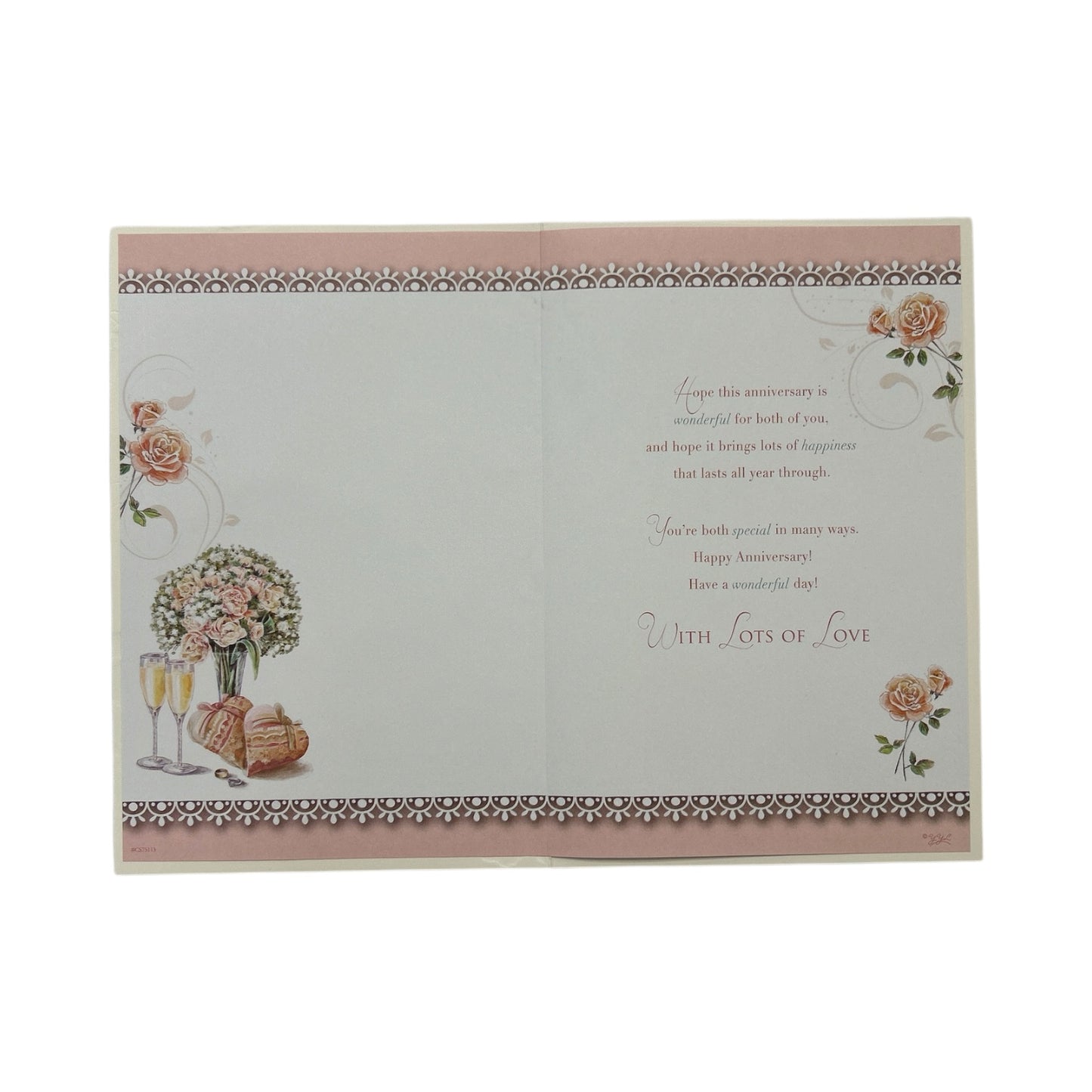 For Special Sister And Brother-In-Law Traditional Celebrity Style Anniversary Card