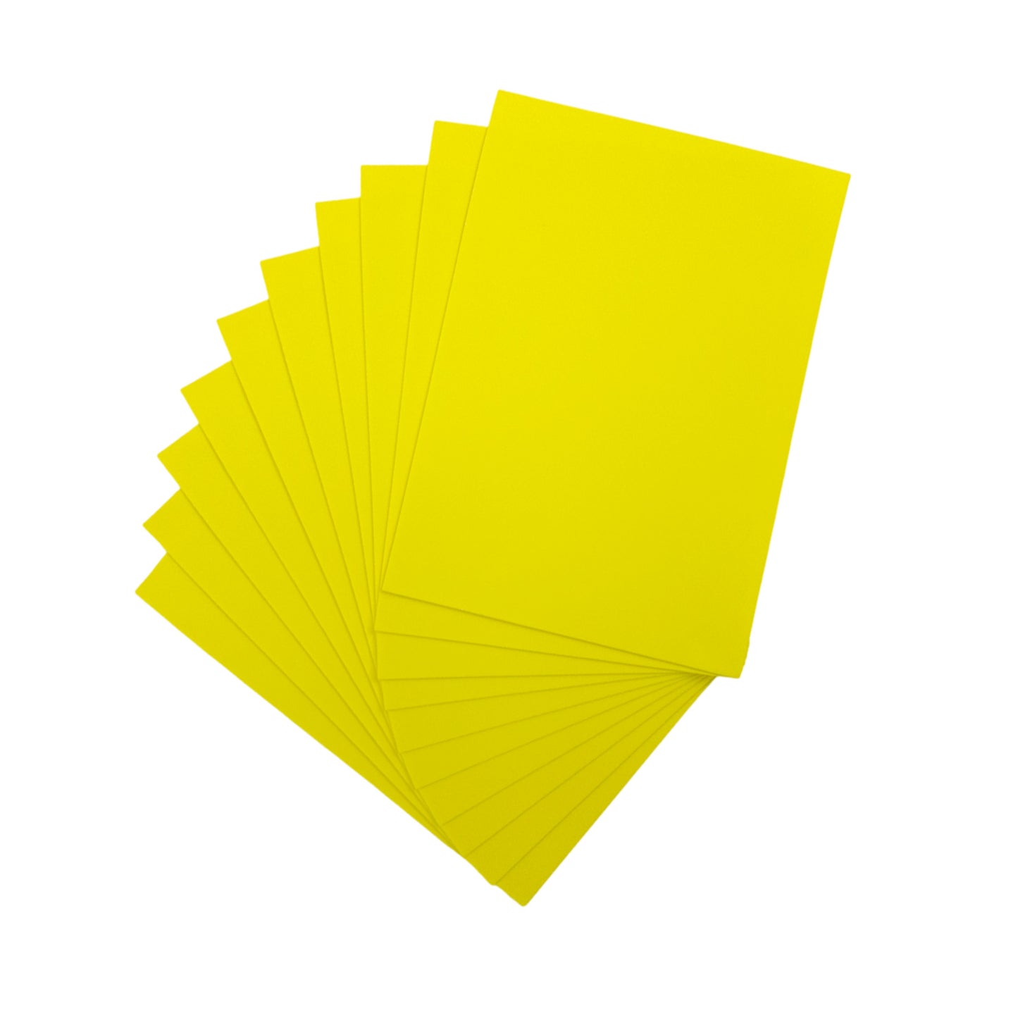 Pack of 200 A5 Yellow Coloured EVA Foam Sheets