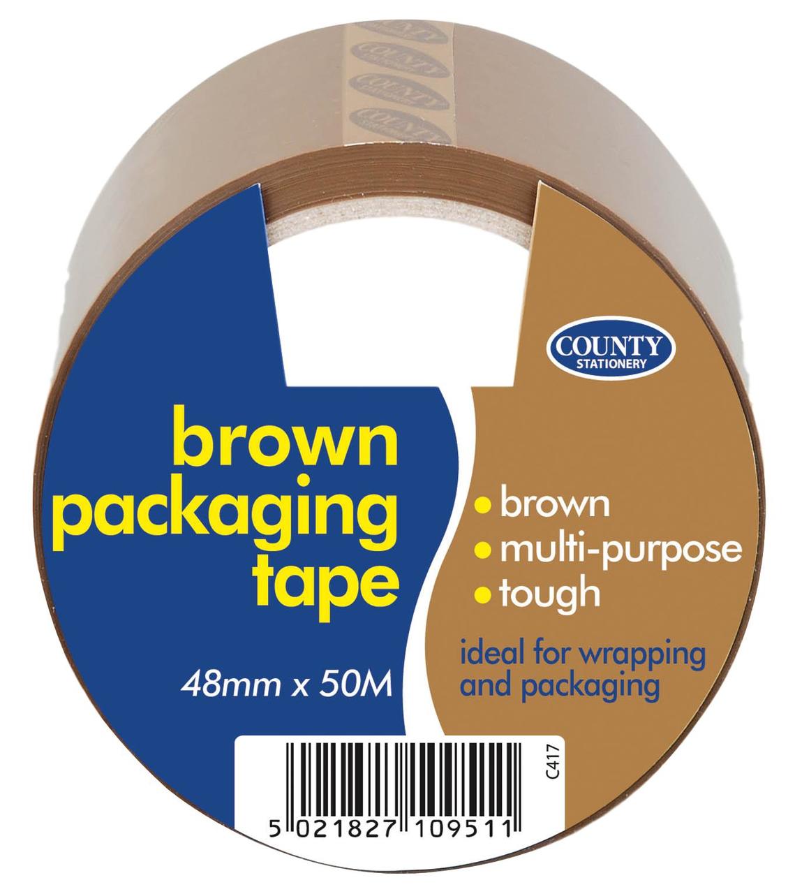 Single Brown Packaging Tape 48mm x 50M