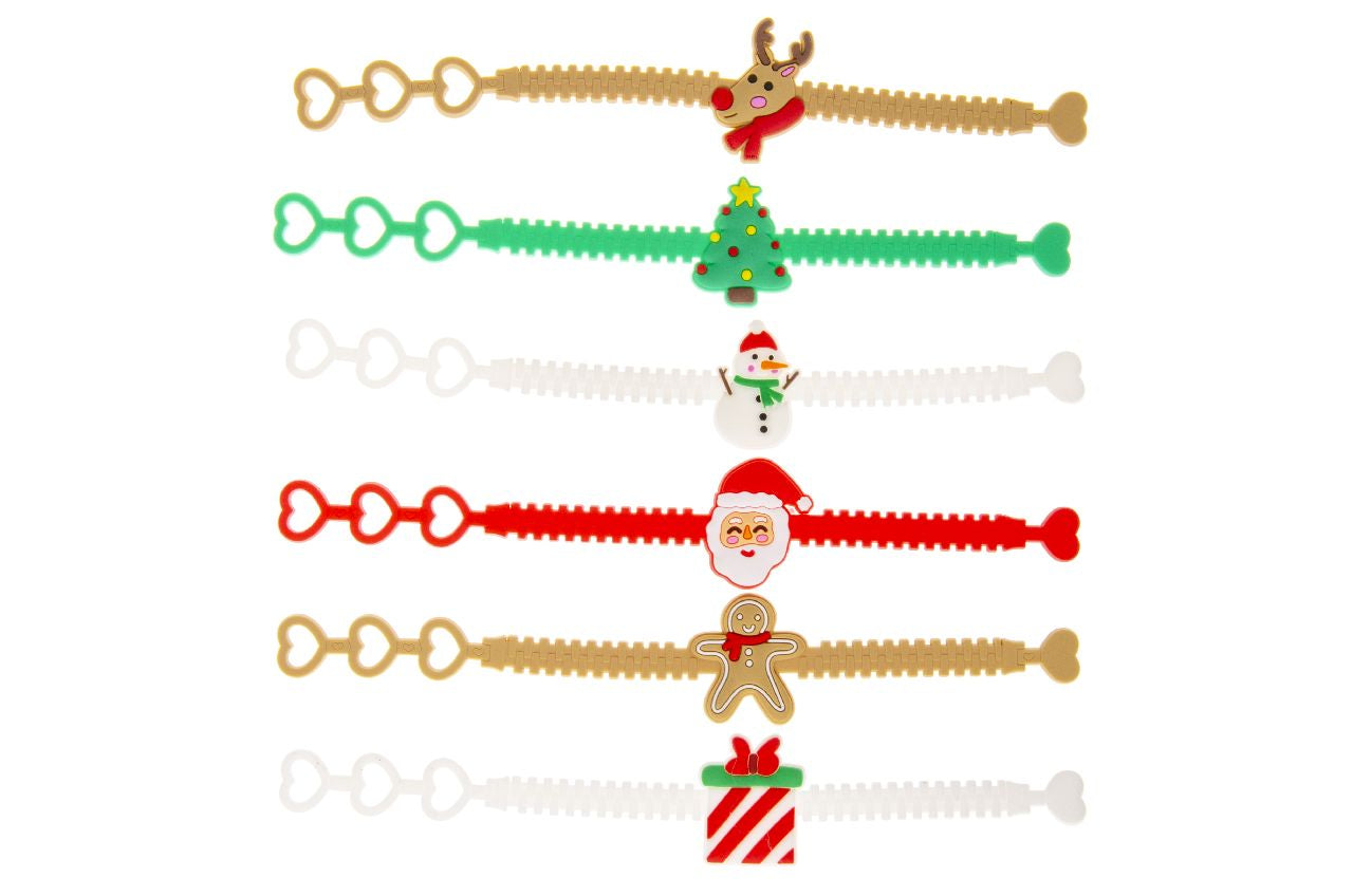 Pack of 12 Christmas Bracelets
