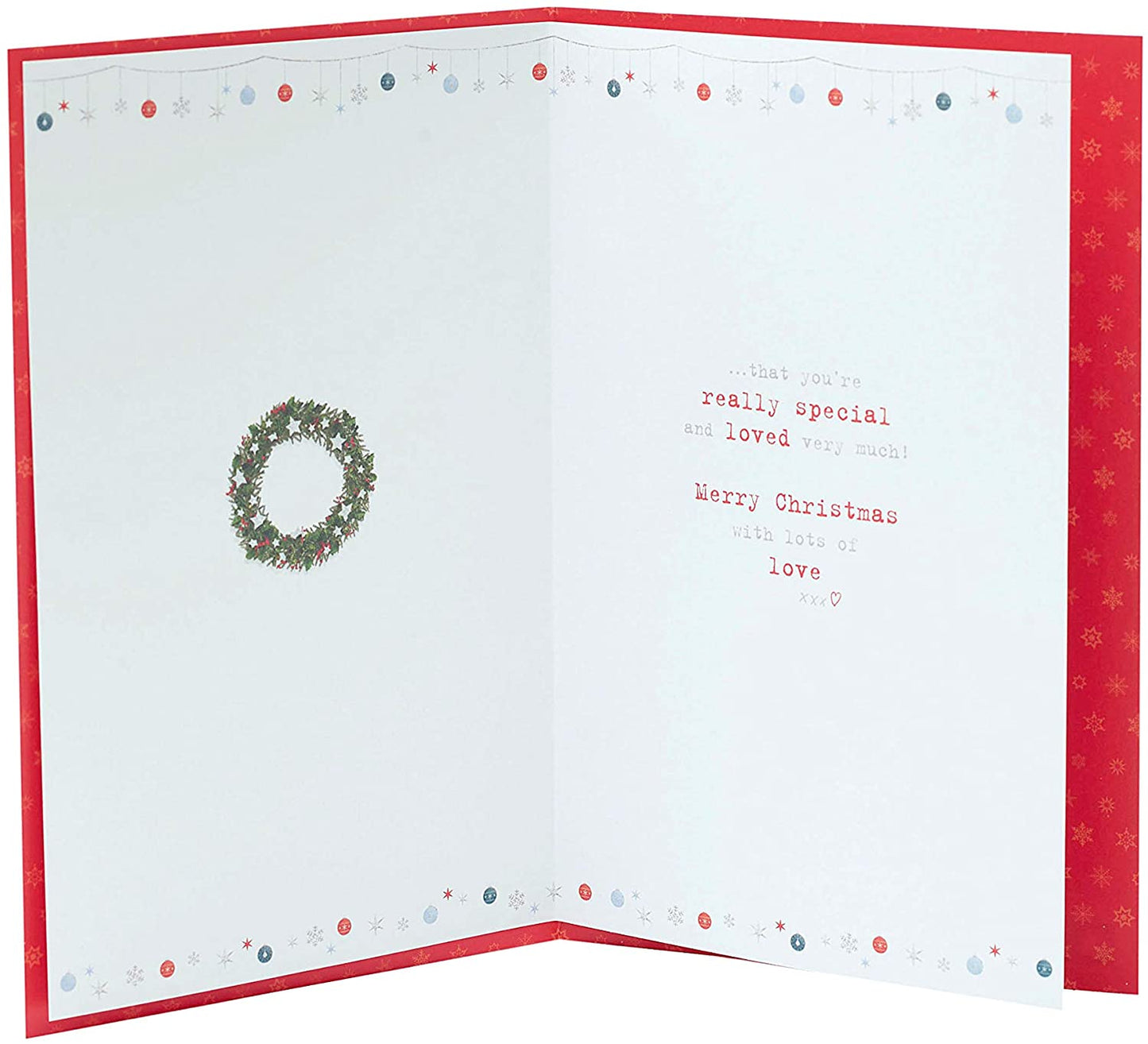 To A Lovely Granny Boofle And Wreath Design Christmas Card 