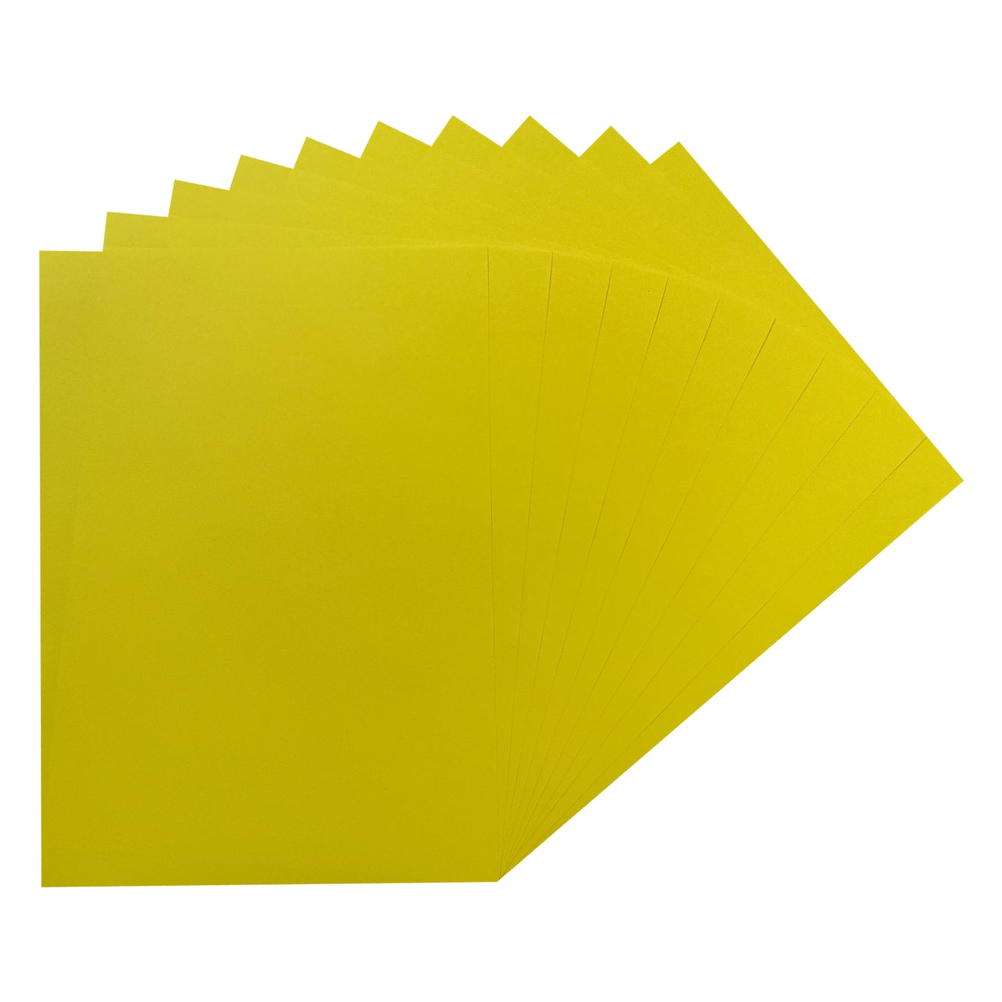Pack of 100 A5 Light Yellow Coloured Paper 75gsm Sheets