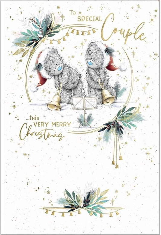 Bears With Bells Special Couple Christmas Card