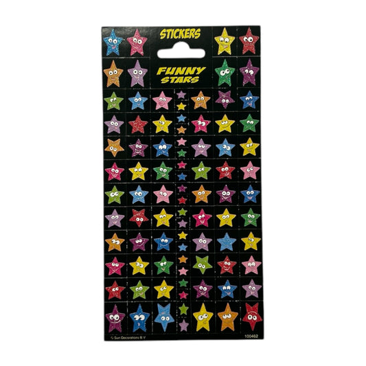 Funny Stars Sticker Sheets