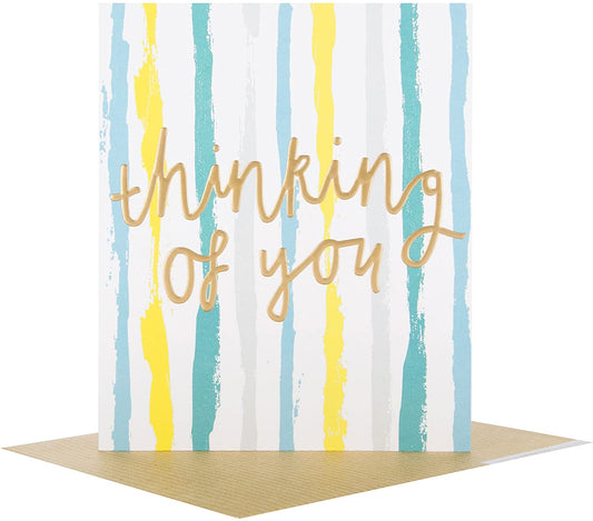 Thinking Of You Foil Finish Contemproray Card