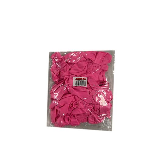 Bag of 100 Pink Colour 12" Latex Balloons
