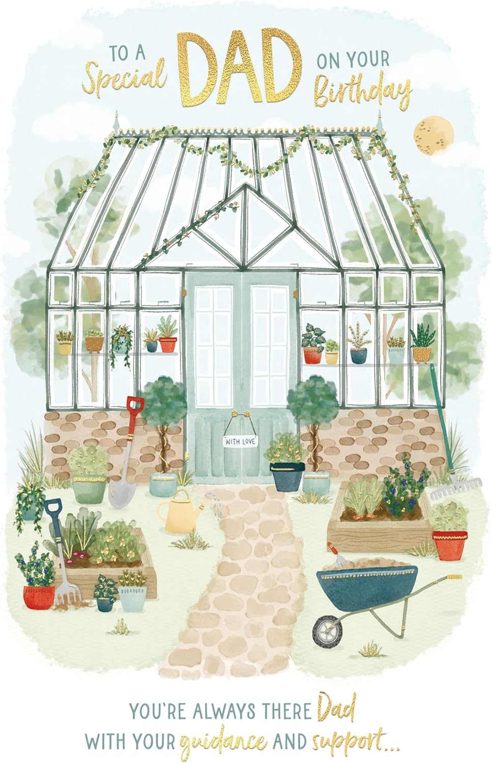 Greenhouse And Garden Design Luxury Dad Birthday Card