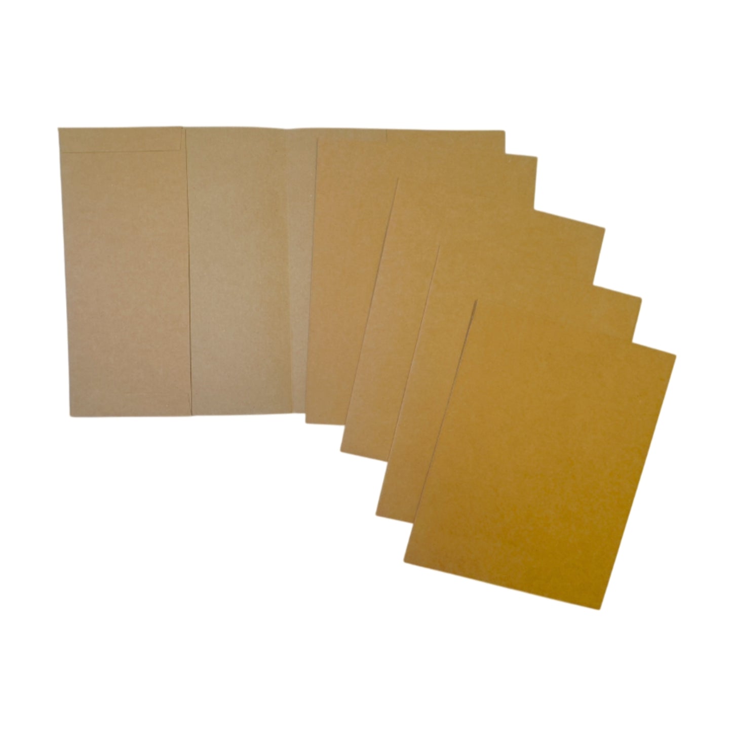 Pack of 5 9x7" Kraft Paper Exercise Book Covers by Janrax