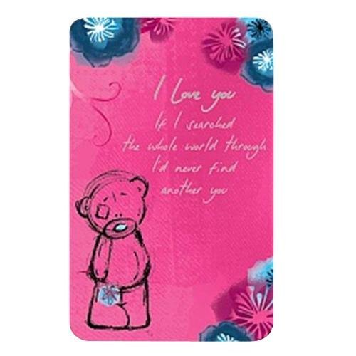 I love You Me to You Bear Friendship Card 