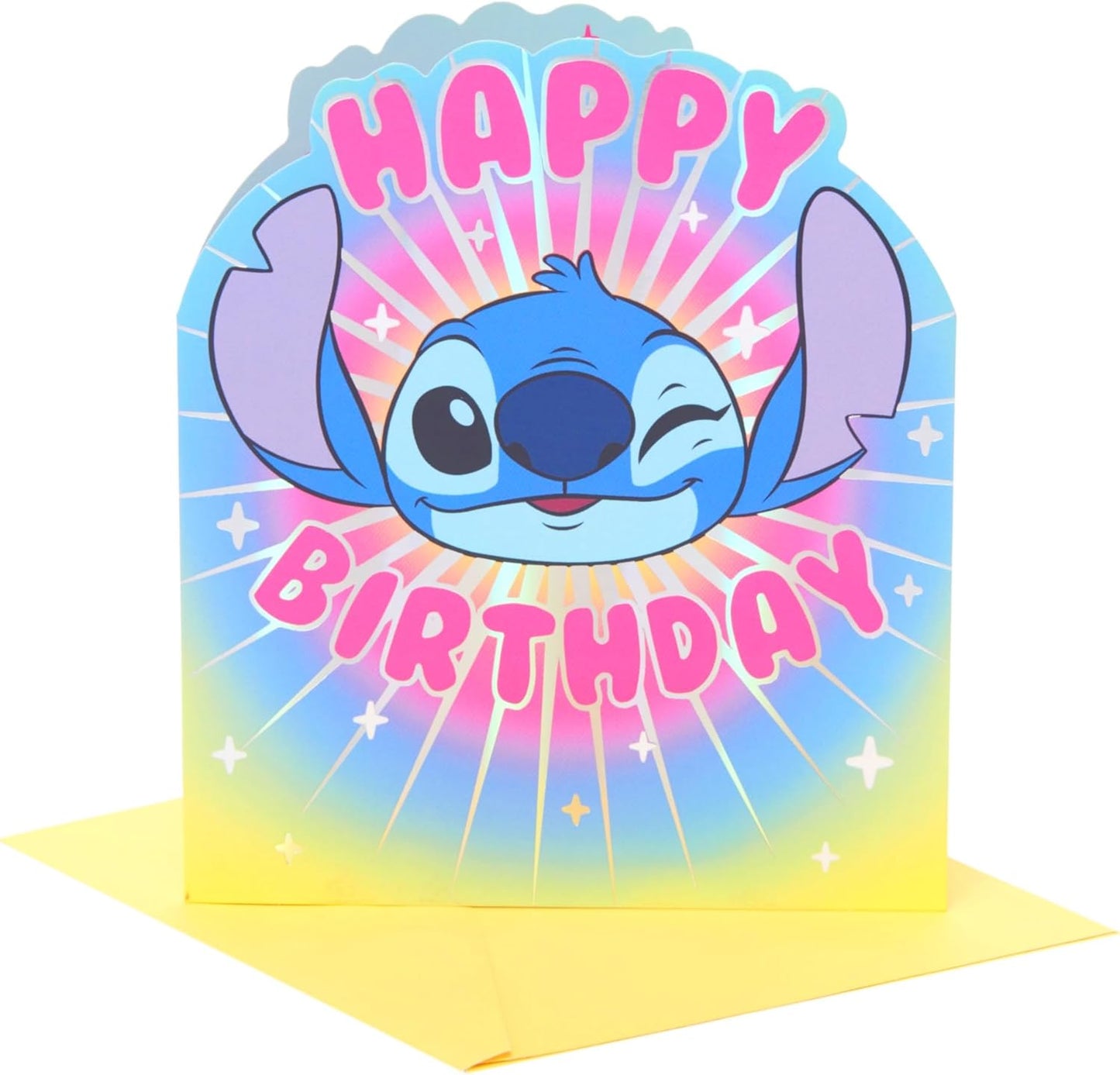Disney Lilo & Stitch's Face Design Birthday Card