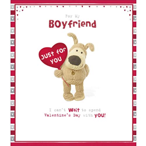 For My Boyfriend Boofle Large Cute Valentine's Day Card