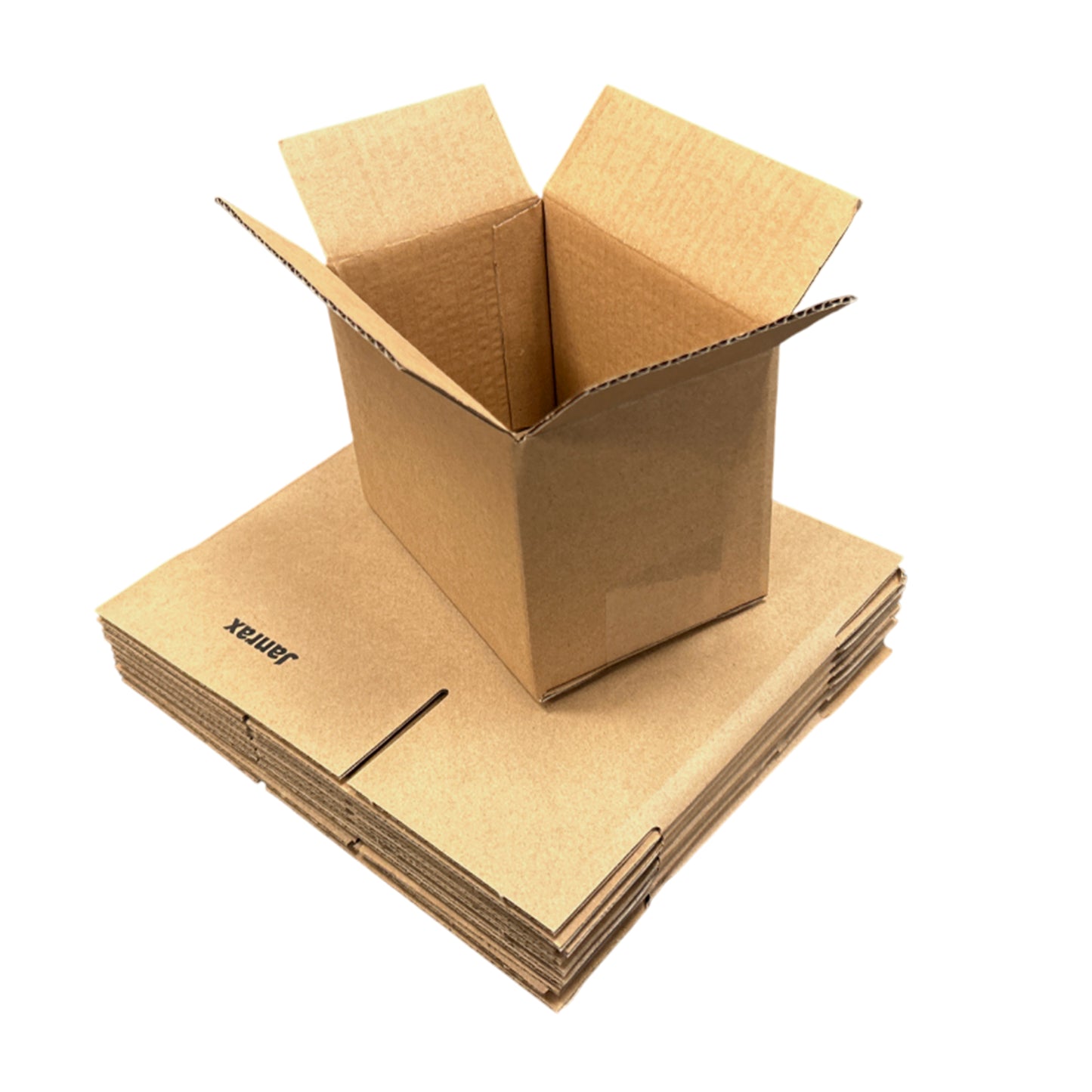 Pack of 100 Cardboard Packing Boxes 15x10x11cm — 3mm Corrugated Flute