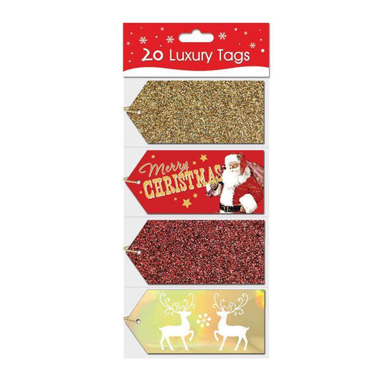 20 Traditional Christmas Gift Tags by Tallon