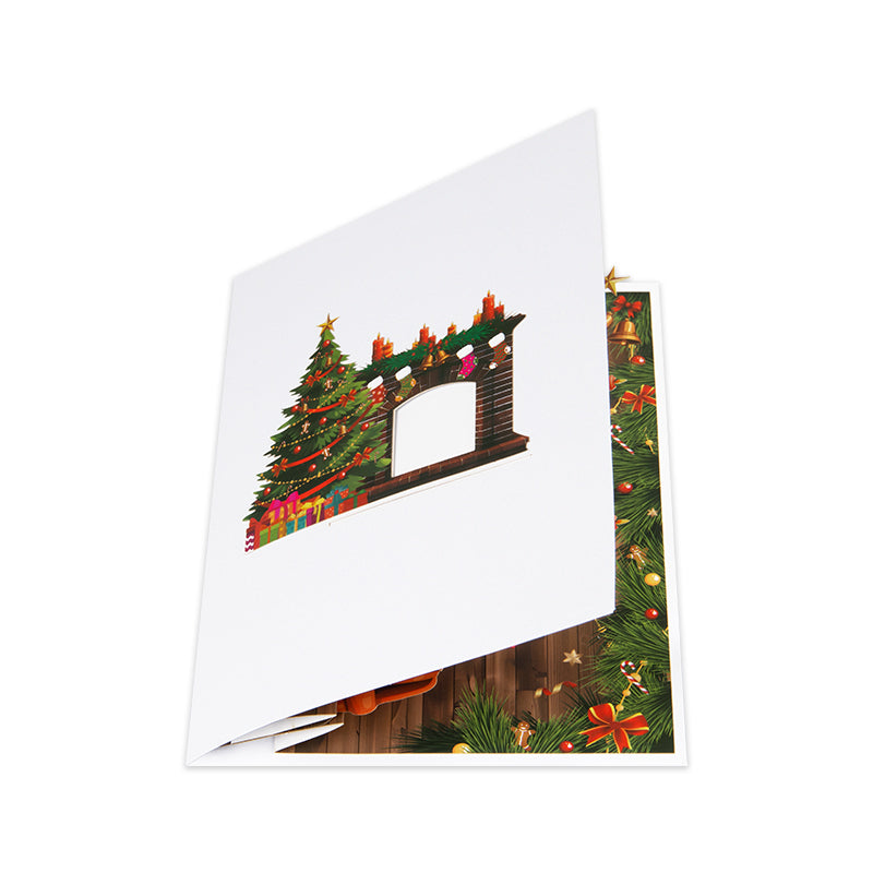 Fireside Cheer 3D Pop Up Christmas Money Gift Card