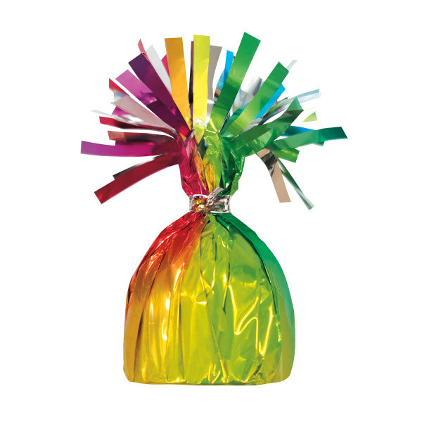 175g Rainbow Foil Balloon Weight