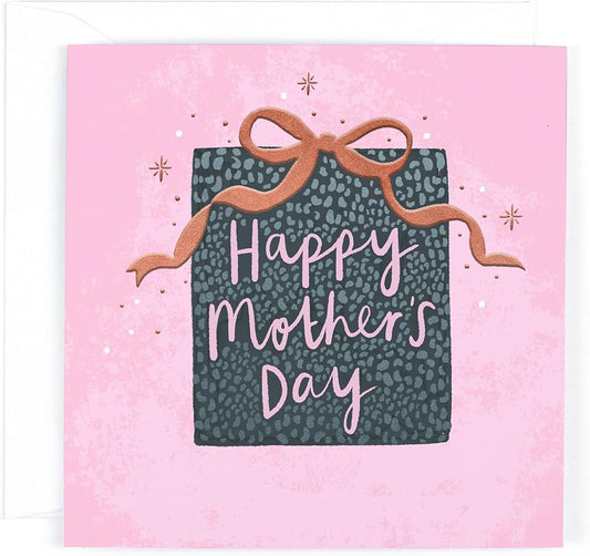 Contemporary Gift Design With Luxury Copper Foiling Mother's Day Card