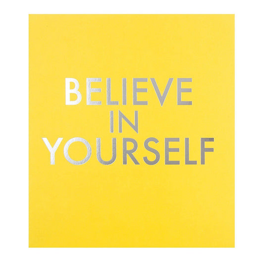 Good Luck Exam Card "Believe in Yourself" 