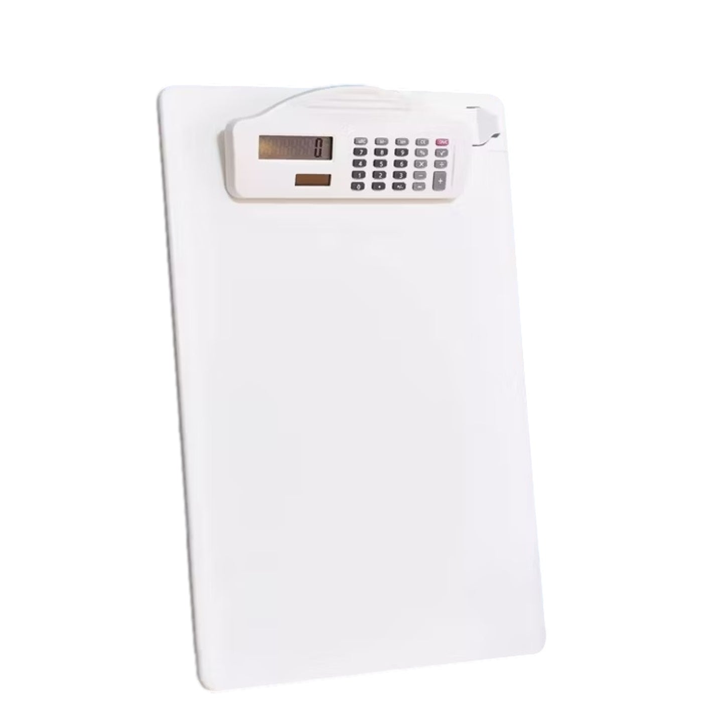 PP Writing White Clip Board With Calculator 35 × 23.5 × 3.4 cm