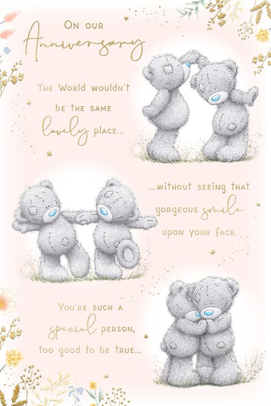 Bears Dancing Storyboard 'On Our Anniversary' With Insert Card 