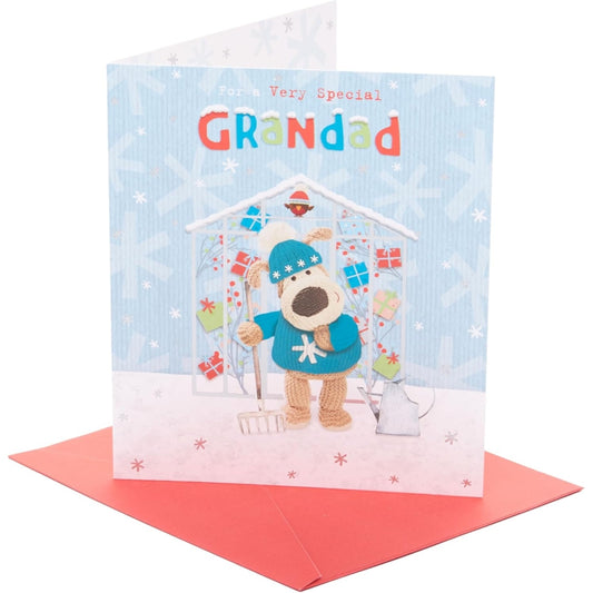 Adorable Boofle Grandad Christmas Card