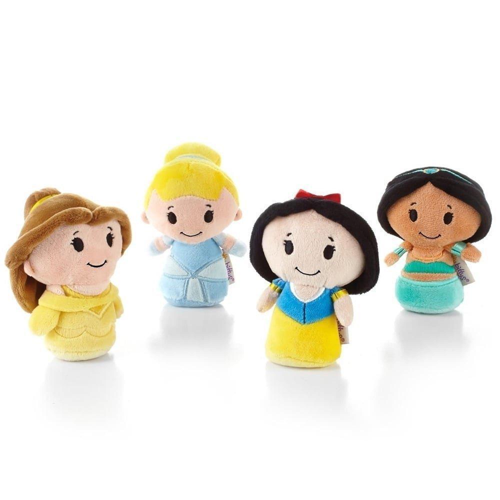 Hallmark Itty Bittys Disney Princess Collector Set Belle, Cinderella, Snow White, Jasmine Limited Edition