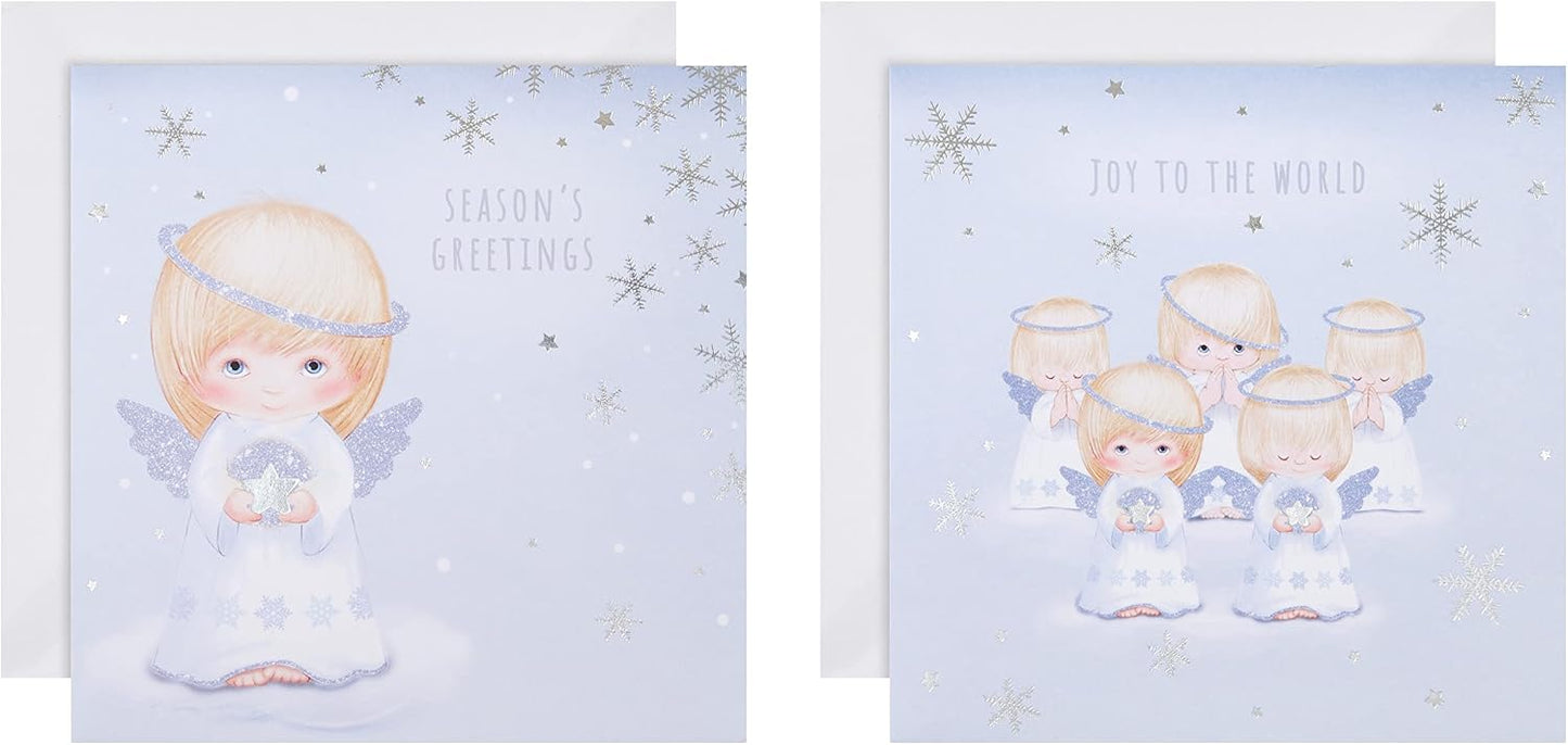 Scenic The Angels 16 Pack 2 Designs Charity Christmas Cards