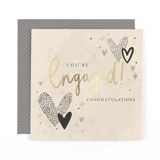Stunning Stars Luxury Foiled Engagement Congratulations Card