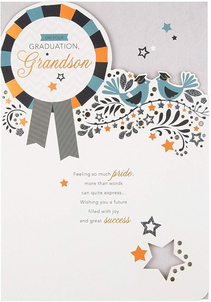 "So Much Pride" Grandson Graduation Congratulations Card
