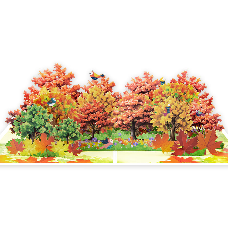 Majestic Maple Autumn 3D Pop Up Greeting Card