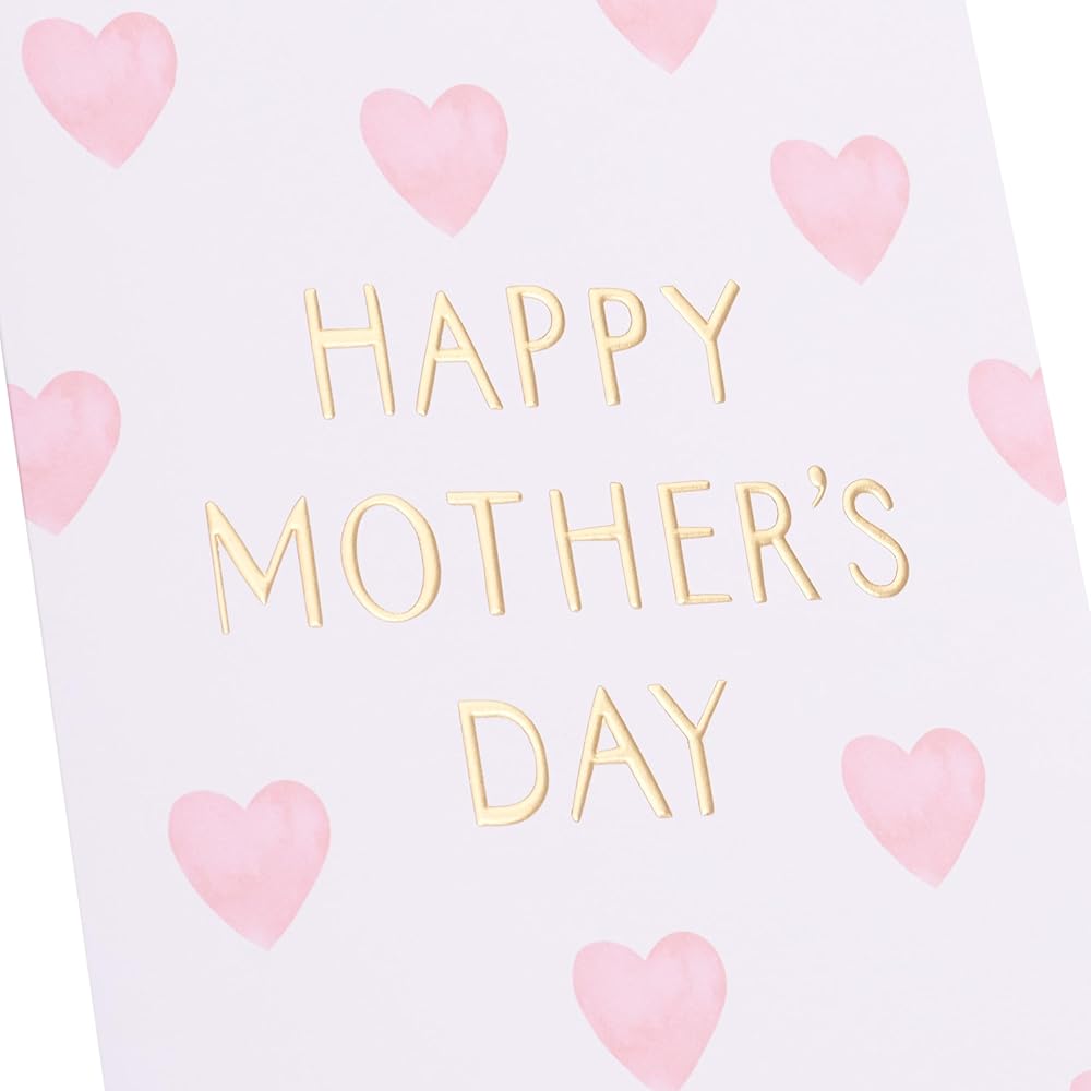 Hearts Design Mother's Day Card