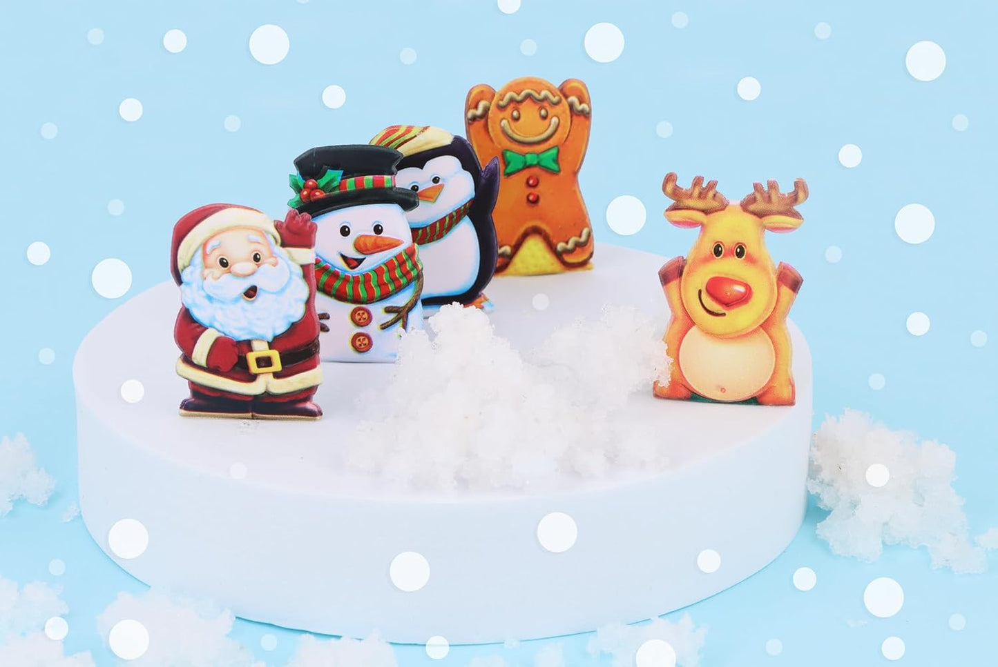 Pack of 12 Christmas Finger Puppets