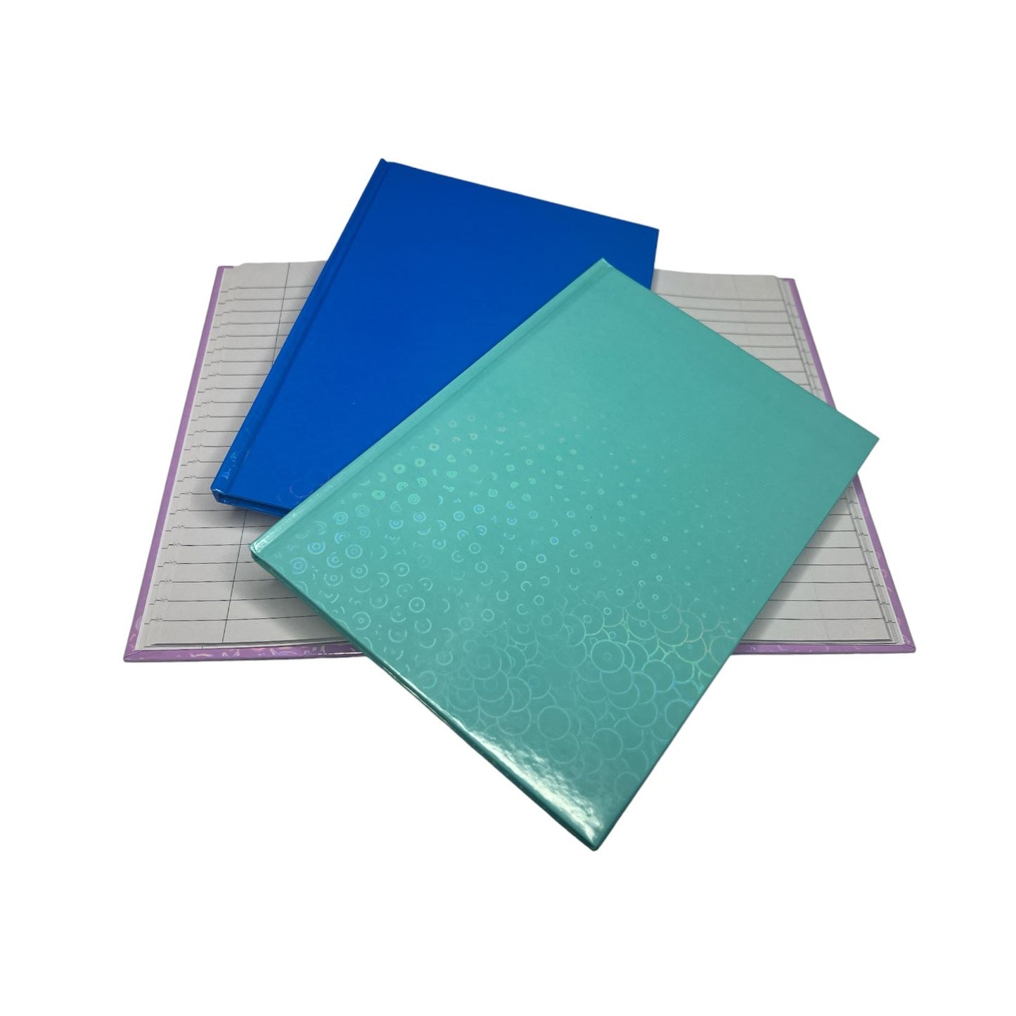 Pack of 3 A5 Holographic Hardback Books