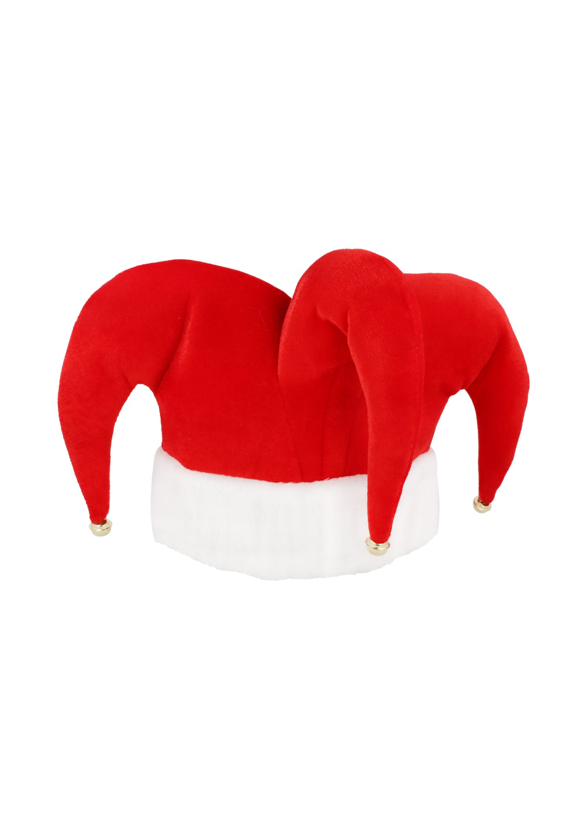 Red Christmas Jester Hat (Adult)