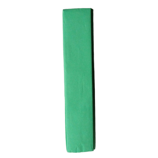 Pack of 10 Light Green Crepe Paper 50 x 200cm by Janrax