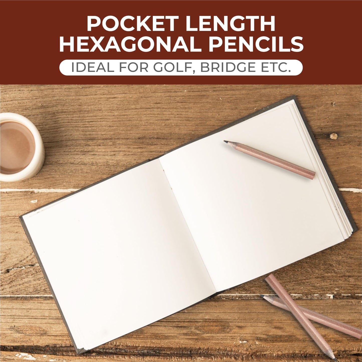 Pack of 144 Half Size Pencils by Janrax