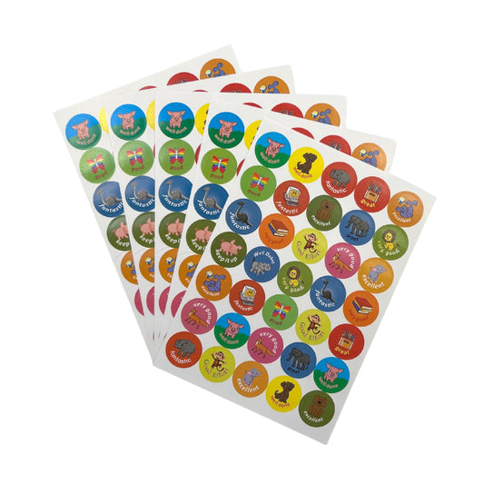 Pack of 2520 Motivational Assorted 24mm Self-Adhesive Labels