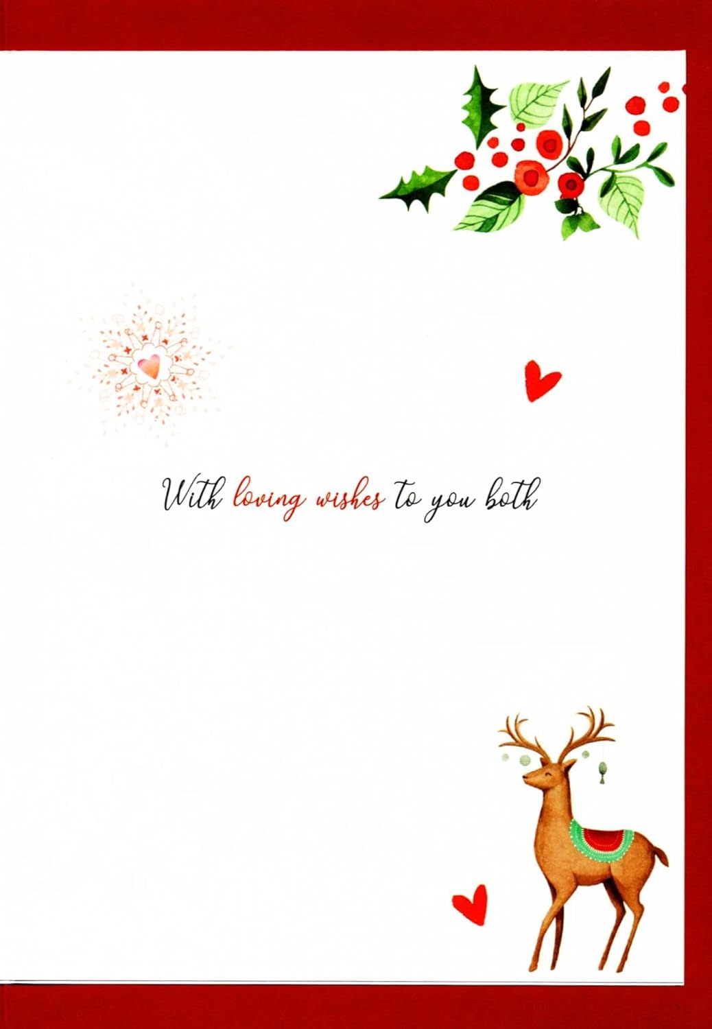 Embellished Magnifique Sister & Brother-In-Law Large Christmas Card