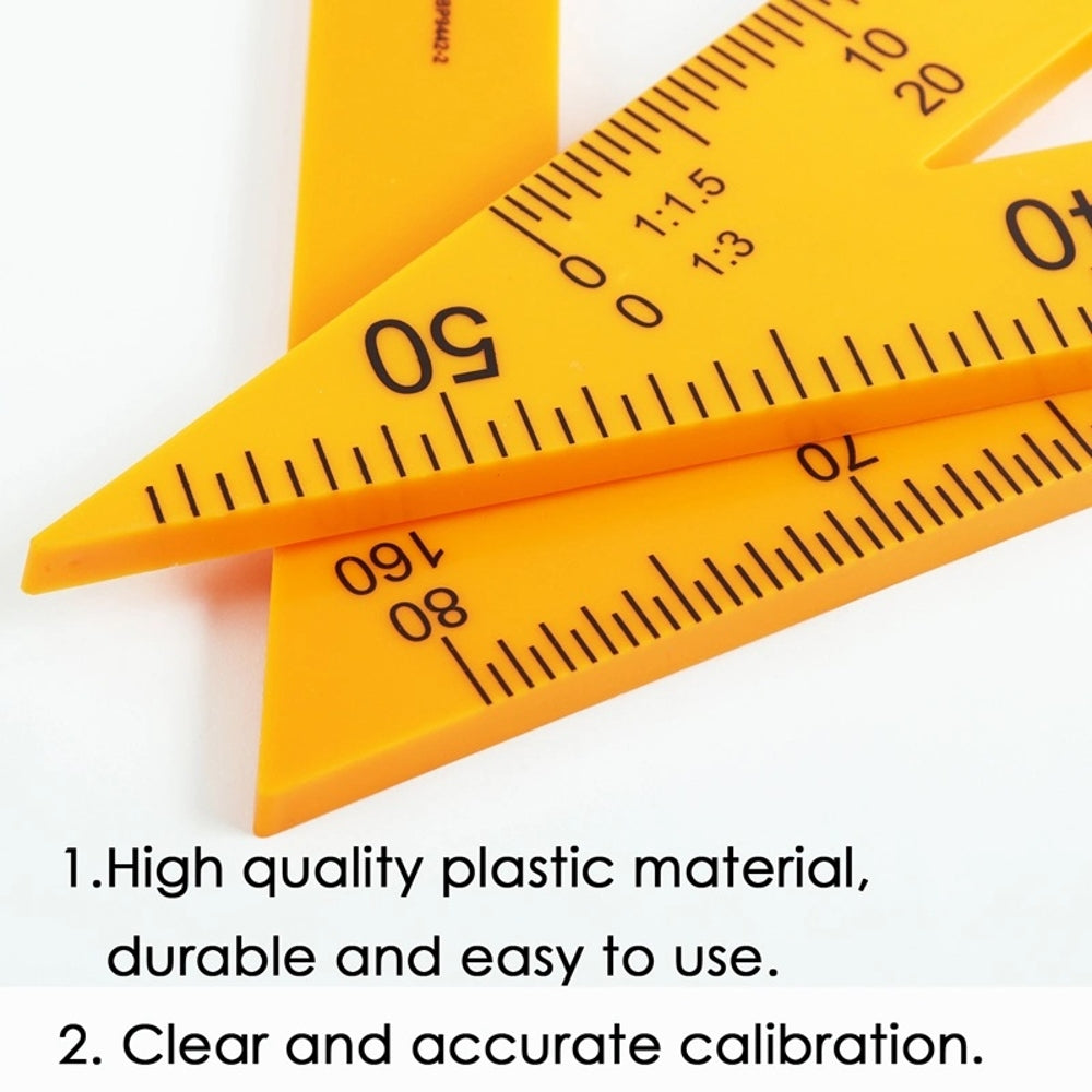 Set Square Ruler with Removable Handle 50cm