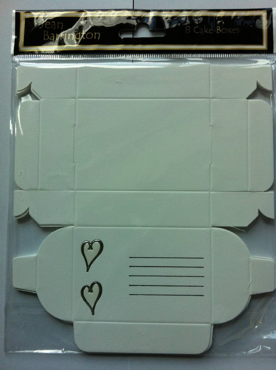 Pack of 8 Quality Cake Favour Boxes (Various Designs) MADE IN THE UK