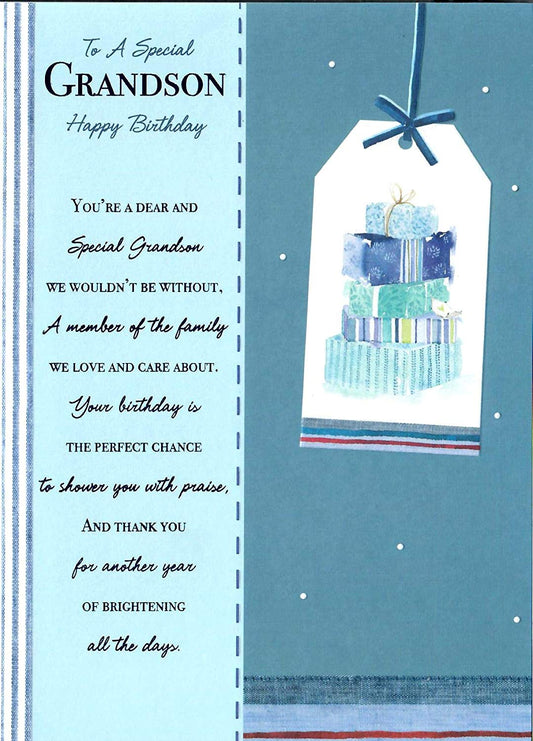 Dear and Special Grandson Birthday Card