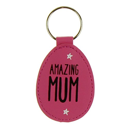 Eggcellent Pink Keyring "Amazing Mum"