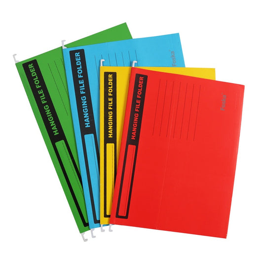 Pack of 10 Red A4 Suspension Files Folder