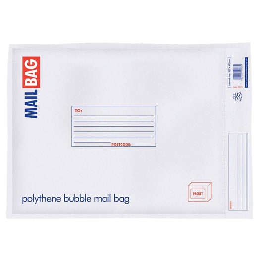 Pack of 10 Extra Large Polythene Bubble Mail Bags 350 x 470mm