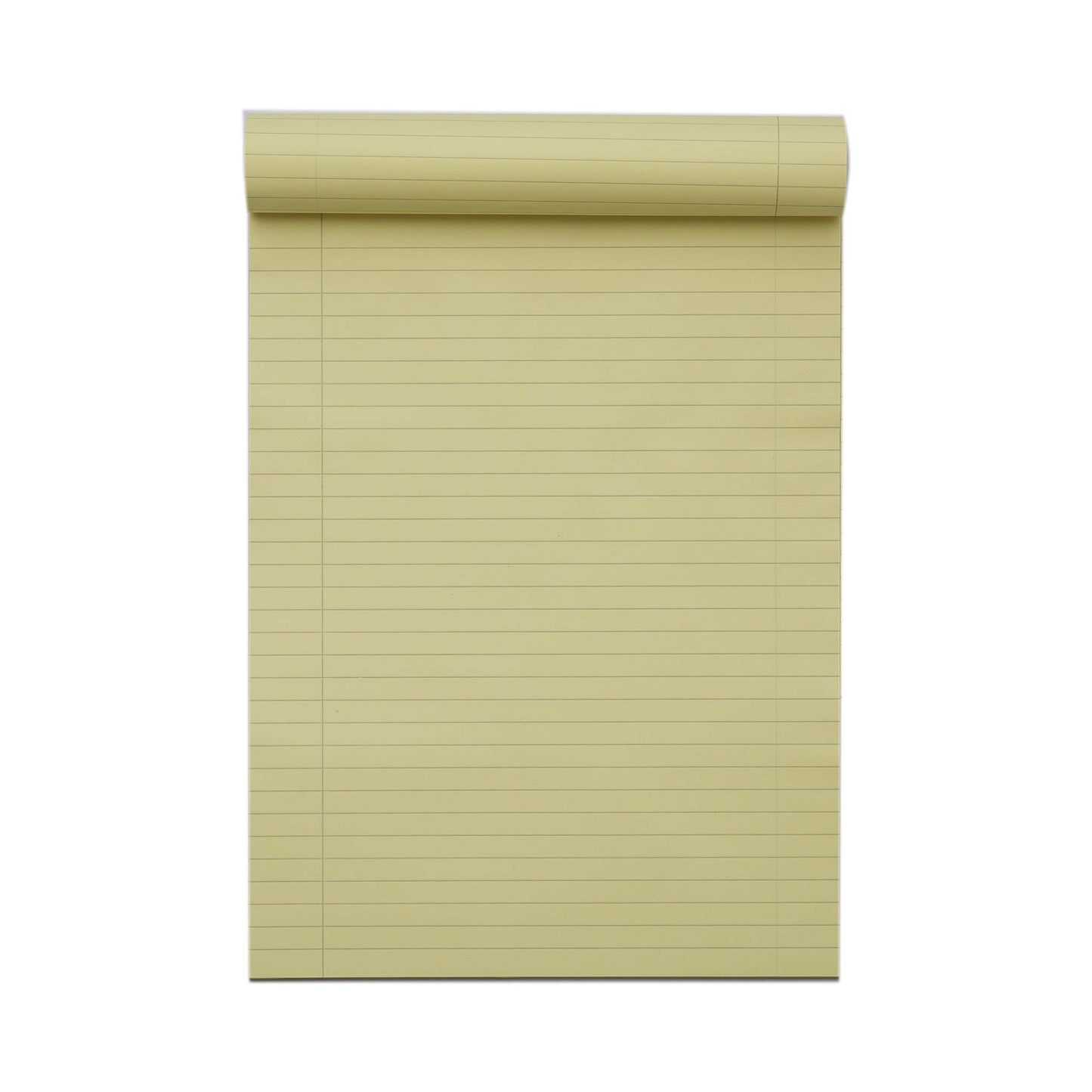 Rhino A4 50 Leaf Yellow Paper 8mm Lined with Margin Legal Pad